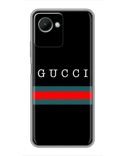 Чехол для Realme C30s с картинкой «Gucci — красный пояс»