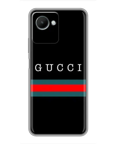Чехол для Realme C30s с картинкой «Gucci — красный пояс»
