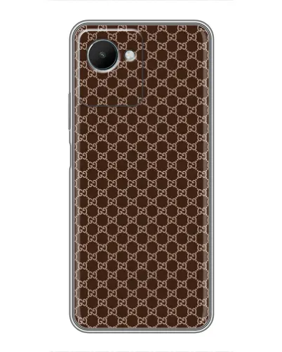 Чехол для Realme C30s с картинкой «Gucci — шоколадная сетка» Чехол для Realme C30s с картинкой «Gucci — шоколадная сетка»