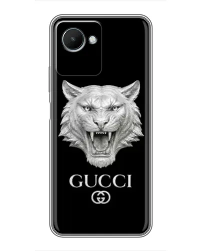 Чехол для Realme C30s с картинкой «Gucci — серебряный лев» Чехол для Realme C30s с картинкой «Gucci — серебряный лев»