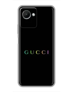 Чехол для Realme C30s с картинкой «Gucci — неоновый минимализм»