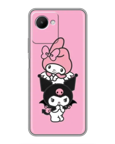 Чехол для Realme C30s с картинкой «My Melody и Kuromi»