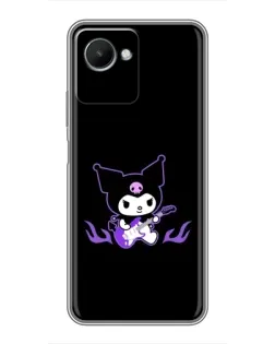 Чехол для Realme C30s с картинкой «Электрическая Kuromi»