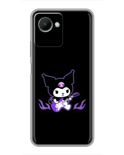 Чехол для Realme C30s с картинкой «Электрическая Kuromi»