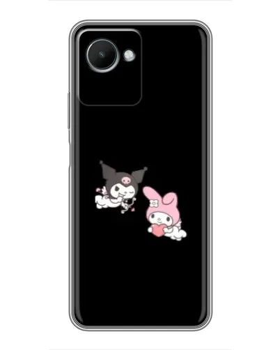 Чехол для Realme C30s с картинкой «My Melody и Kuromi»