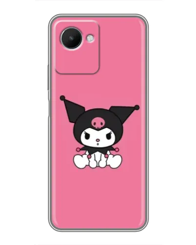 Чехол для Realme C30s с картинкой «Хмурая Kuromi»