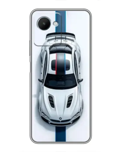 Чехол для Realme C30s с картинкой «Вид сверху — BMW M»