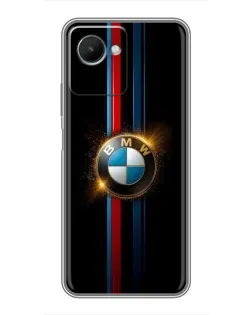 Чехол для Realme C30s с картинкой «BMW M-Power неон»
