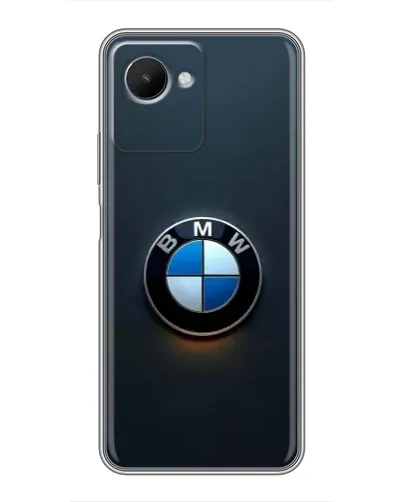 Чехол для Realme C30s с картинкой «Логотип BMW — минимализм»