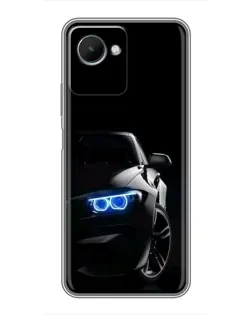 Чохол для Realme C30s з картинкою «BMW — нічний погляд»