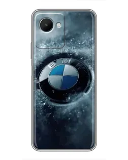 Чохол для Realme C30s з картинкою «Логотип BMW — лід»