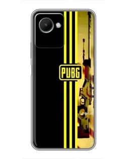 Чехол для Realme C30s с картинкой «PUBG — камуфляжный шлем»