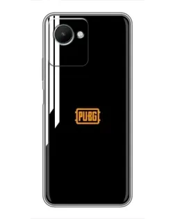 Чехол для Realme C30s с картинкой «PUBG — вертикальные линии»