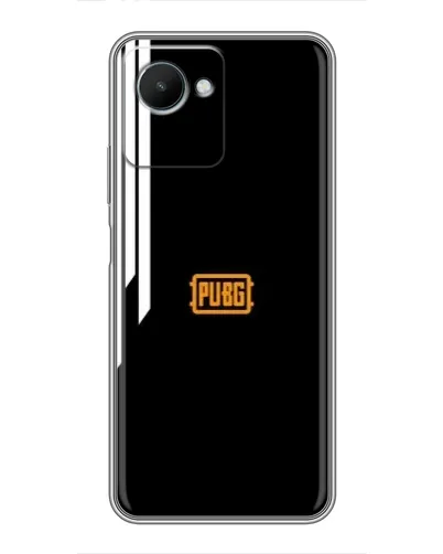 Чехол для Realme C30s с картинкой «PUBG — вертикальные линии»