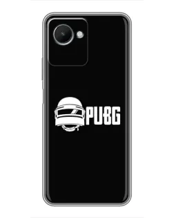 Чехол для Realme C30s с картинкой «PUBG — классический лого»