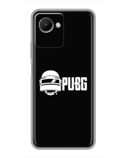Чехол для Realme C30s с картинкой «PUBG — классический лого»
