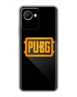 Чехол для Realme C30s с картинкой «PUBG — рамка лого»