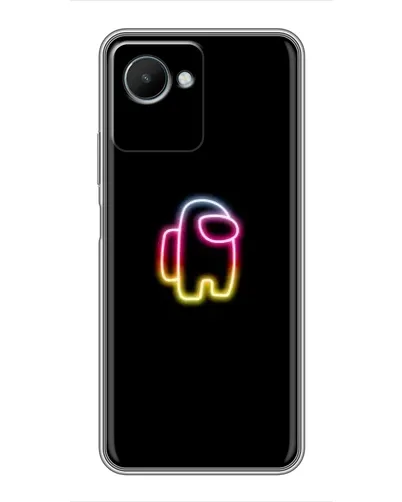 Чехол для Realme C30s с картинкой «Among Us градиент»