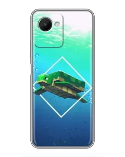 Чохол для Realme C30s з картинкою «Черепаха Minecraft» Чохол для Realme C30s з картинкою «Черепаха Minecraft»