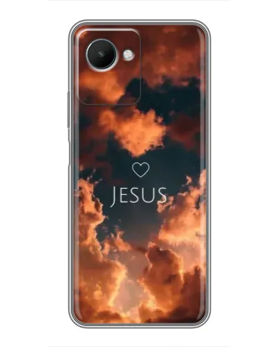 Чехол для Realme C30s с картинкой «Сияние Имени Jesus» Чехол для Realme C30s с картинкой «Сияние Имени Jesus»
