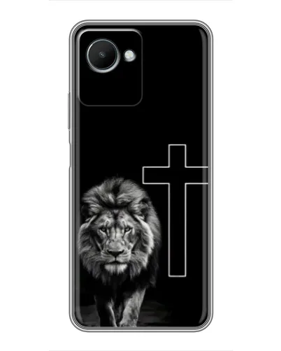 Чехол для Realme C30s с картинкой «Лев и Крест» Чехол для Realme C30s с картинкой «Лев и Крест»