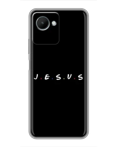 Чехол для Realme C30s с картинкой «Точки веры J.E.S.U.S.» Чехол для Realme C30s с картинкой «Точки веры J.E.S.U.S.»