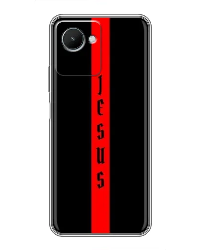 Чехол для Realme C30s с картинкой «Красная линия веры» Чехол для Realme C30s с картинкой «Красная линия веры»