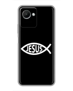 Чехол для Realme C30s с картинкой «Классический Jesus»