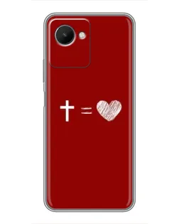 Чехол для Realme C30s с картинкой «Уравнение любви»