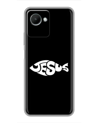 Чехол для Realme C30s с картинкой «Рыба Jesus» Чехол для Realme C30s с картинкой «Рыба Jesus»