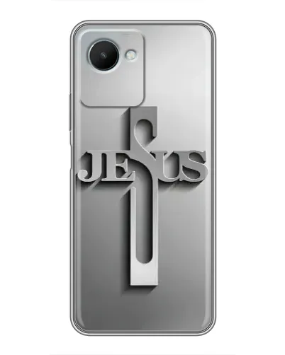 Чехол для Realme C30s с картинкой «Металлический крест Jesus» Чехол для Realme C30s с картинкой «Металлический крест Jesus»