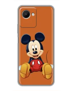Чехол для Realme C30s с картинкой «Микки отдыхает»