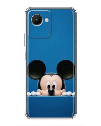 Чехол для Realme C30s с картинкой «Микки выглядывает»