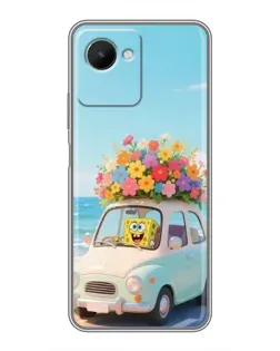 Чехол для Realme C30s с картинкой «Автомобильное путешествие»