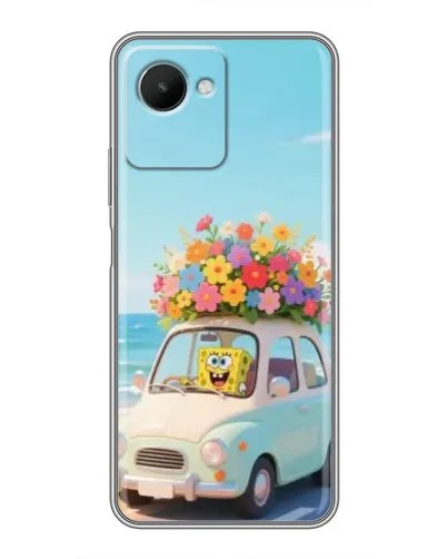 Чехол для Realme C30s с картинкой «Автомобильное путешествие»