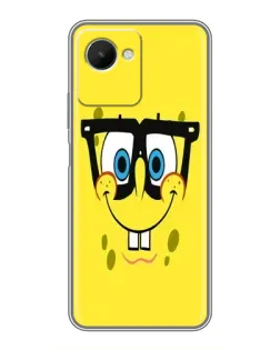 Чохол для Realme C30s з картинкою «Мінімалістичний Спанч Боб»