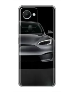 Чехол для Realme C30s с картинкой «Tesla Model S Look» Чехол для Realme C30s с картинкой «Tesla Model S Look»