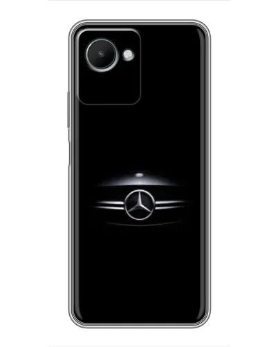 Чехол для Realme C30s с картинкой «Mercedes — абстрактные линии»