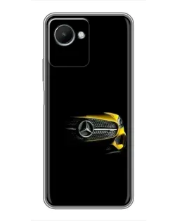 Чехол для Realme C30s с картинкой «Mercedes — ретро стиль»