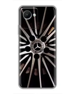 Чехол для Realme C30s с картинкой «Диск Mercedes»