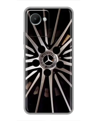 Чехол для Realme C30s с картинкой «Диск Mercedes»