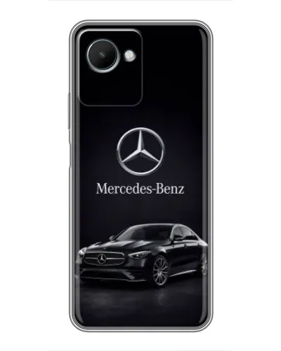 Чехол для Realme C30s с картинкой «Mercedes — решетка радиатора»