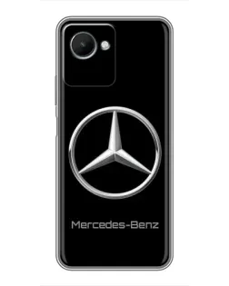 Чехол для Realme C30s с картинкой «Mercedes Silver Logo»