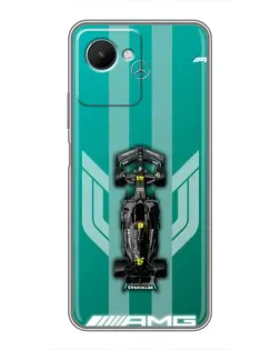 Чехол для Realme C30s с картинкой «Mercedes AMG Petronas»