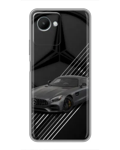 Чехол для Realme C30s с картинкой «Mercedes AMG — графика»