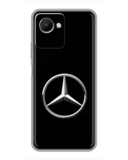 Чехол для Realme C30s с картинкой «Mercedes классический лого»