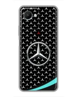 Чехол для Realme C30s с картинкой «Mercedes — бирюзовый акцент»