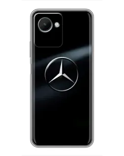 Чохол для Realme C30s з картинкою «Mercedes на металі»