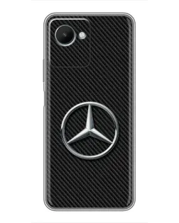 Чохол для Realme C30s з картинкою «Карбоновий Mercedes стиль»