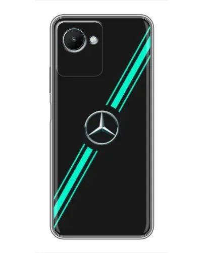 Чохол для Realme C30s з картинкою «Спортивні лінії Mercedes» Чохол для Realme C30s з картинкою «Спортивні лінії Mercedes»